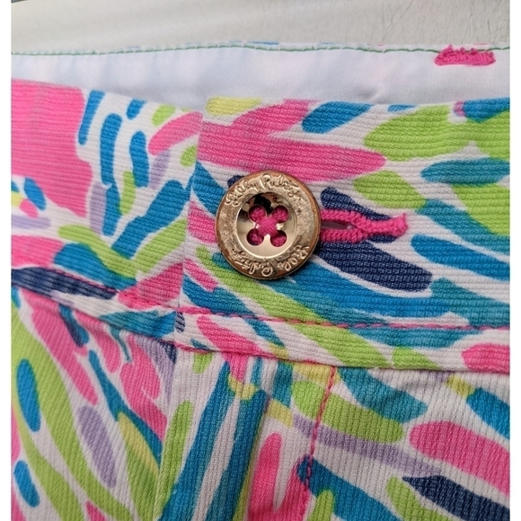 Lilly Pulitzer Callahan Shorts in Palm Reader Size 0 - Picture 3 of 7